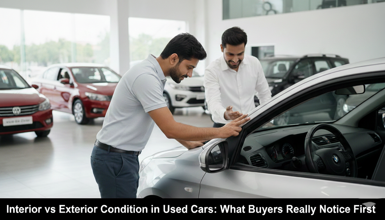 Interior vs Exterior Condition in Used Cars: What Buyers Really Notice First